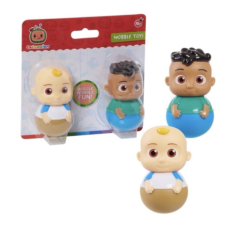 CoComelon Wobble Toys JJ & Cody 2-Pack Just Play 2022‎ New Sealed